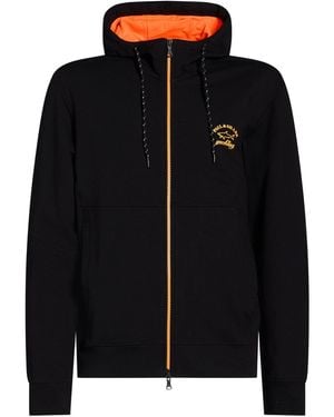 Paul & Shark Sweatshirt Cotton, Elastane - Black