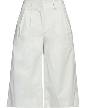 Malo Shorts & Bermuda Shorts Cotton, Elastane - White