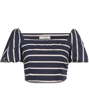 Liviana Conti Top Cotton, Polyamide, Elastane - Blue