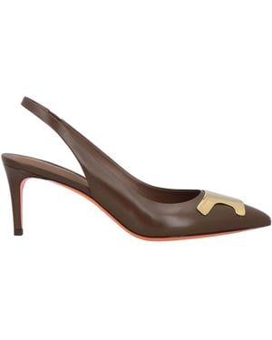 Santoni Court Shoes - Brown