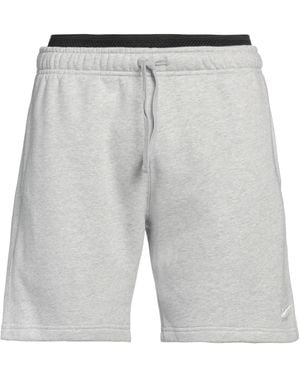 Nike Shorts & Bermuda Shorts Cotton, Polyester, Nylon, Elastane - Grey
