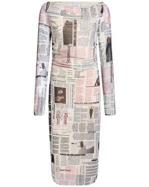 Patrizia Pepe Midi Dress - White