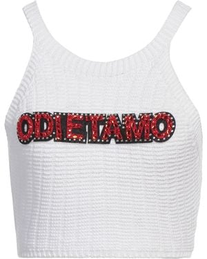 Odi Et Amo Top Cotton - White