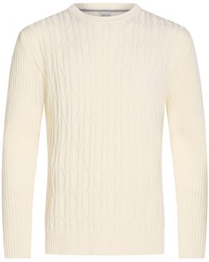 PHILOTINTO Sweater Merino Wool, Acrylic - White