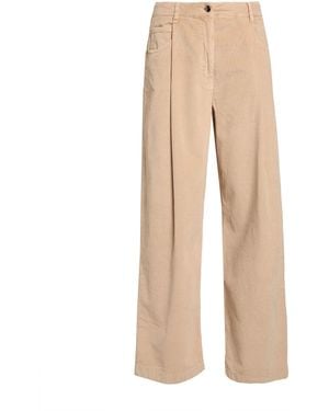 Peserico Pants Cotton, Modal, Elastane - Natural