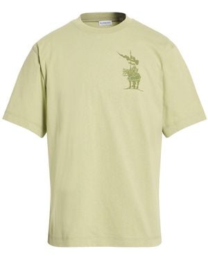 Burberry T-Shirt Cotton - Yellow