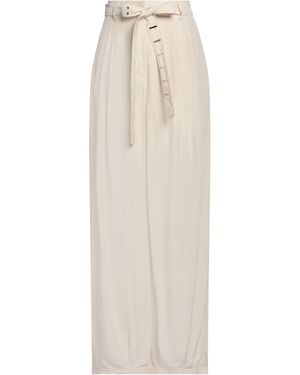 Malloni Ivory Trousers Viscose - White