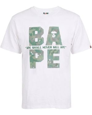 A Bathing Ape Camiseta - Blanco