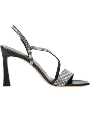 STAUD Sandals Leather - Metallic