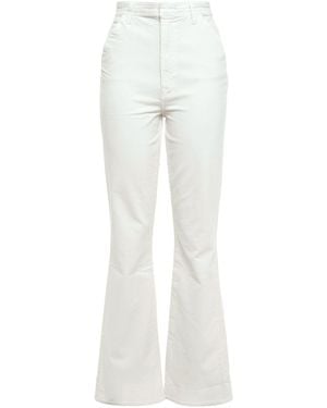 J Brand Corduroy Flared Pants - White