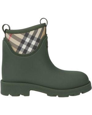 Burberry Ankle Boots Rubber - Green