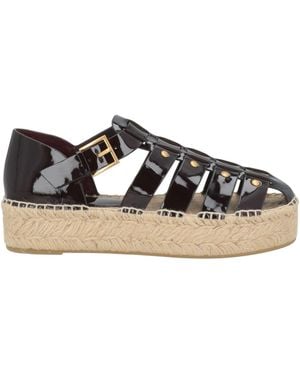 Tory Burch Plum Espadrilles Leather - Black