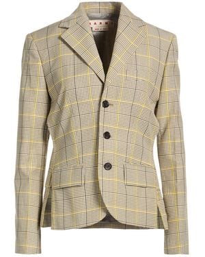 Marni Blazer Virgin Wool, Polyester - Natural