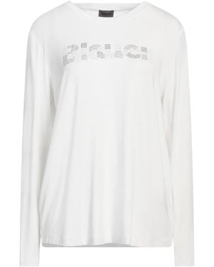 Blauer T-Shirt Modal, Elastane - White