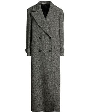 Tagliatore Coat Virgin Wool, Alpaca Wool, Polyamide, Viscose, Metal - Gray