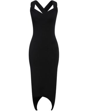 Patou Midi Dress - Black