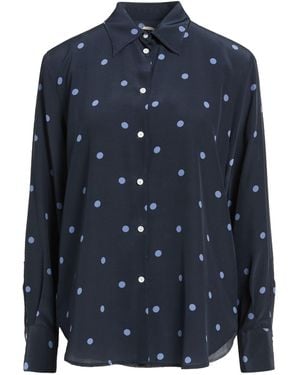 Massimo Alba Shirt Silk - Blue