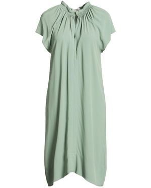 Le Tricot Perugia Midi Dress Acetate, Silk - Green