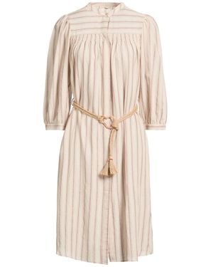 Sessun Midi Dress Viscose, Cotton, Polyamide, Polyester - Natural