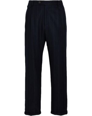Windsor. Midnight Pants Virgin Wool, Polyamide, Recycled Wool, Synthetic Fibers, Cashmere - Blue