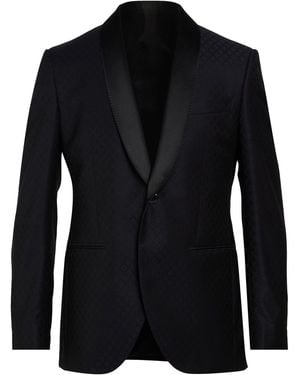 Luigi Bianchi Midnight Blazer Wool - Black