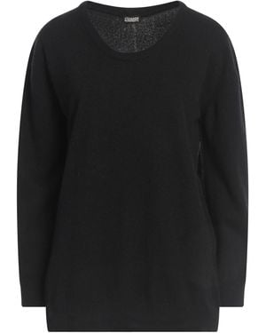 Blauer Pullover - Negro