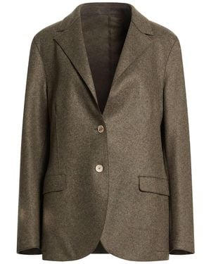 Eleventy Blazer Wool, Polyamide - Green