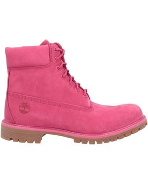 Timberland Ankle Boots Leather - Pink