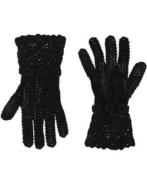 Dolce & Gabbana Gloves Cotton - Black