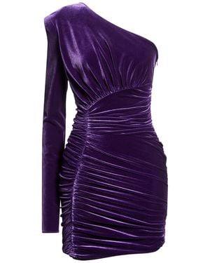 Alexandre Vauthier Mini Dress Polyester, Elastane - Purple