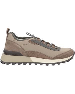 Brunello Cucinelli Trainers Textile Fibres, Leather - Grey