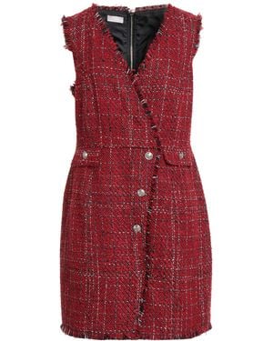 Liu Jo Mini Dress Acrylic, Wool, Synthetic Fibers, Viscose, Metallic Polyester - Red