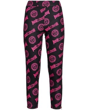Just Cavalli Pants Polyester, Elastane - Red