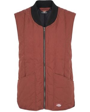 Dickies Vest Polyester, Cotton - Red