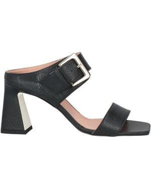 Pollini Sandals Calfskin - Black