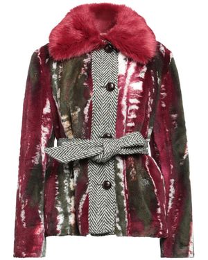 De'Hart Shearling- & Kunstfell - Rot