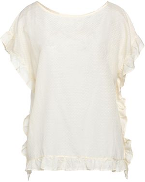 Zhelda Top Cotton, Silk - White
