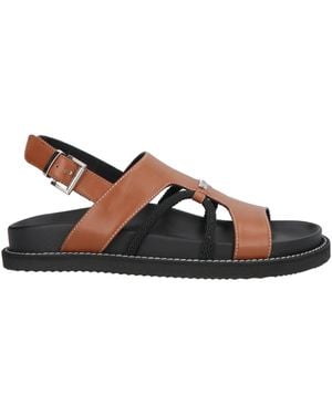 High Sandals Leather - Brown