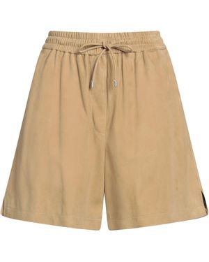 Loewe Shorts & Bermuda Shorts Goat Skin - Natural