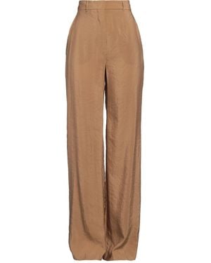 Max Mara Trousers Viscose, Polyester - Brown