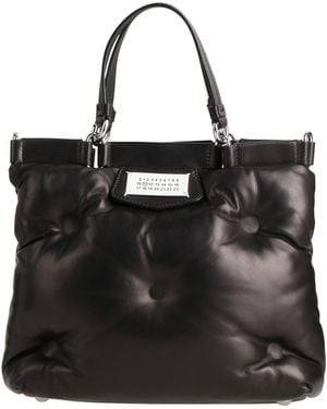Maison Margiela Handbag Ovine Leather, Zinc, Brass - Black