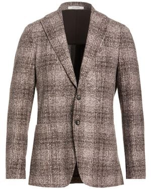 Tagliatore Blazer Virgin Wool, Silk, Polyester, Acrylic - Brown