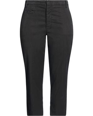 Dondup Charcoal Pants Lyocell, Elastane - Black