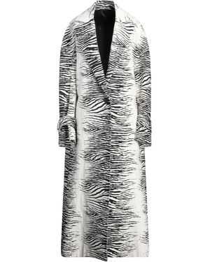 The Attico Coat Cotton, Viscose, Polyamide, Polyester - Grey