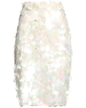 Circus Hotel Midi Skirt Polyester - White