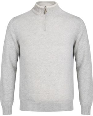 Fedeli Light Turtleneck Cashmere - Gray