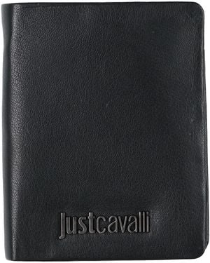 Just Cavalli Wallet Cow Leather - Black