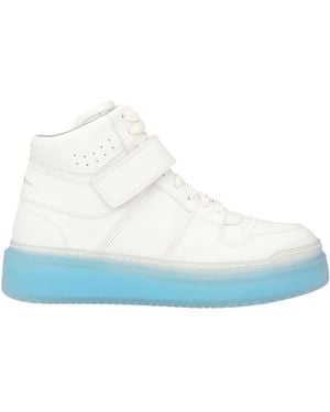 Santoni Trainers Leather - Blue