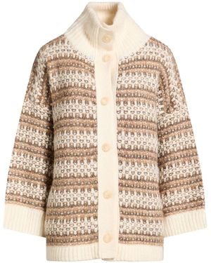 Purotatto Cardigan Wool, Polyamide, Alpaca Wool - Natural