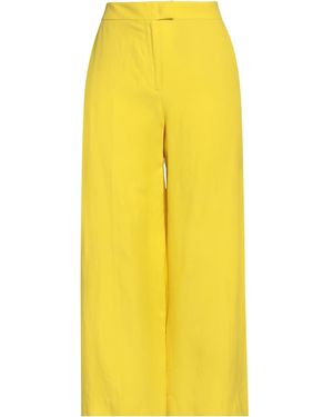 PT Torino Pants Viscose, Linen - Yellow